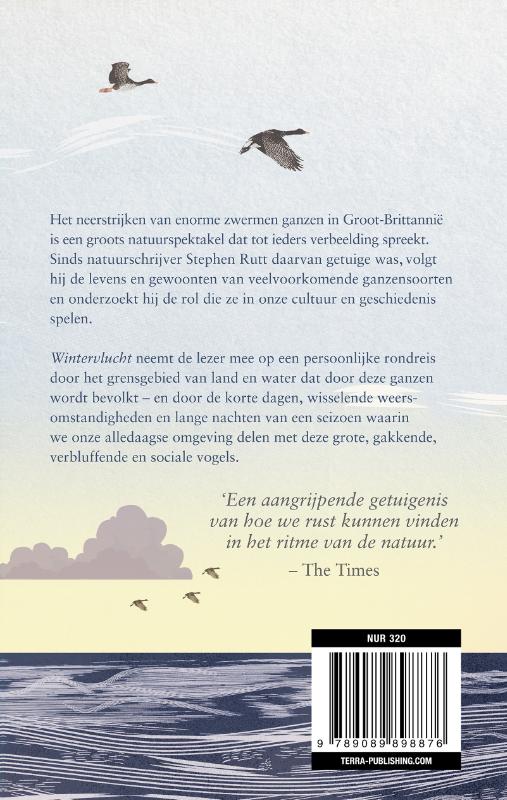 Wintervlucht achterkant