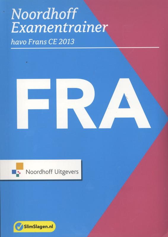 Havo Frans CE 2013 Noordhoff Examentrainer