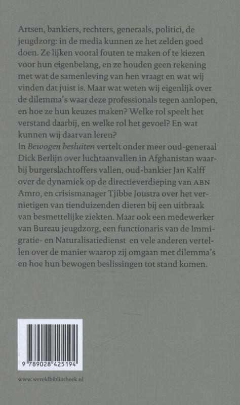 Bewogen besluiten achterkant