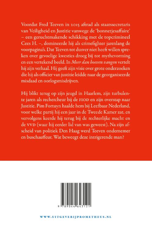 Meer dan boeven vangen achterkant