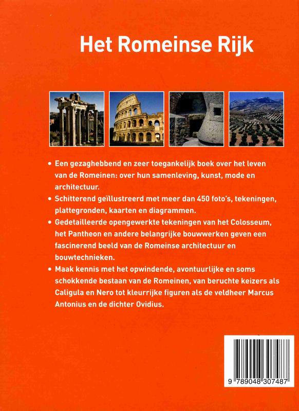 Het Romeinse Rijk achterkant