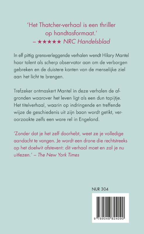 De moord op Margaret Thatcher achterkant