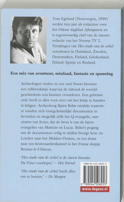 Het Einde Van De Cirkel achterkant