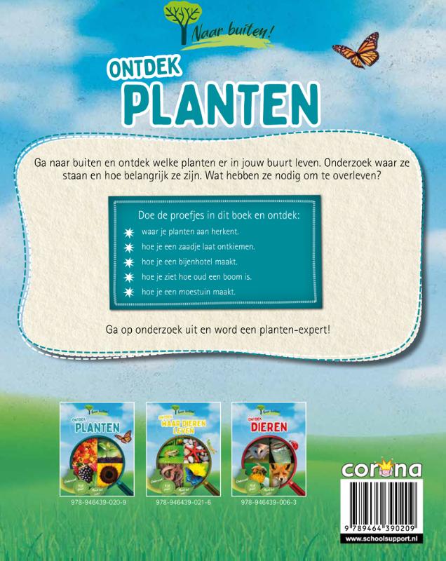 Ontdek planten / Naar buiten! achterkant