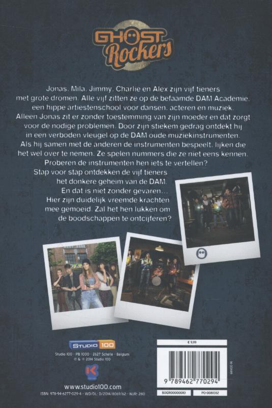 Gillende gitaren / Ghost rockers achterkant