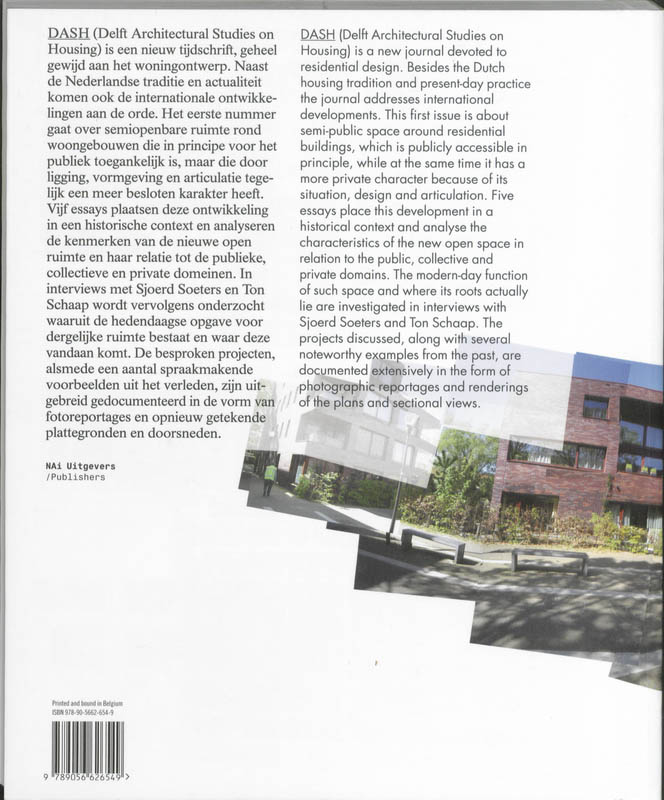 Nieuwe open ruimte in het woonensemble / New Open Space in Housing Ensembles / Delft architectural studies on housing / 01 achterkant