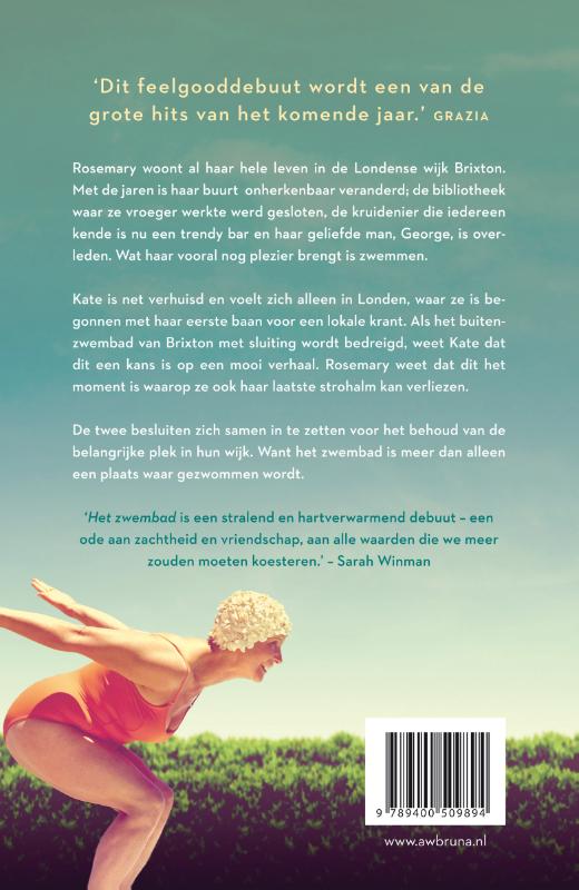 Het zwembad achterkant