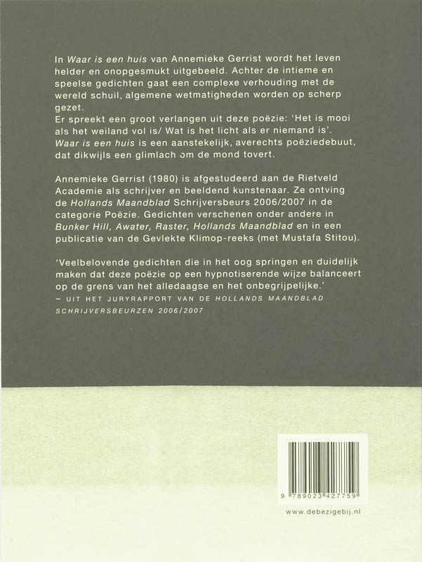 Waar is een huis achterkant