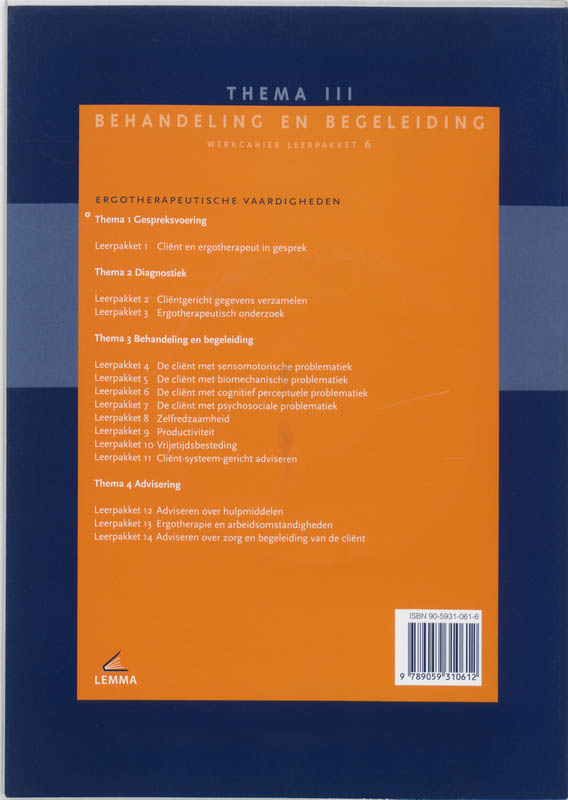 De client met cognitief-perceptuele problematiek achterkant