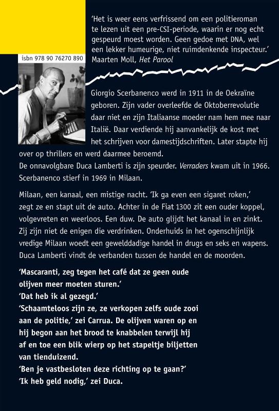 Verraders achterkant