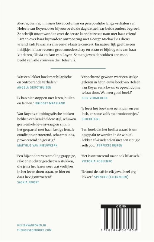 Moeder, dochter, minnares achterkant