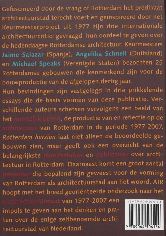 Rotterdam herzien achterkant