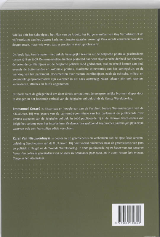 Scripta Politica achterkant