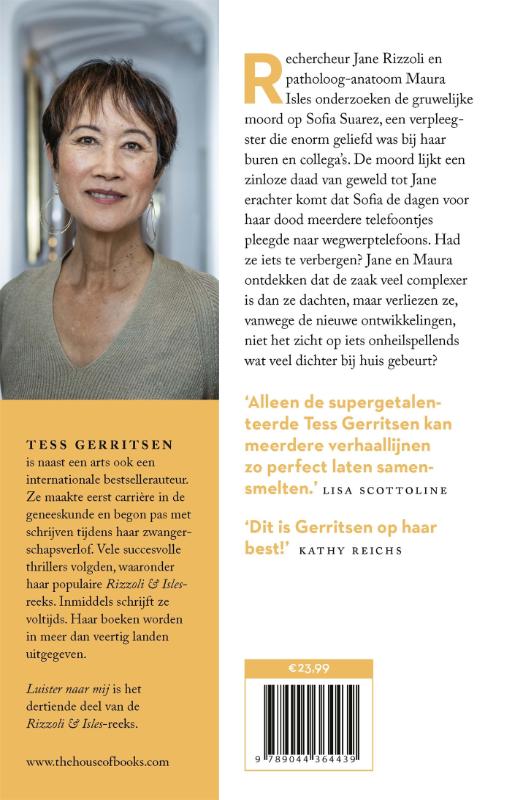 Luister naar mij / Rizzoli & Isles achterkant