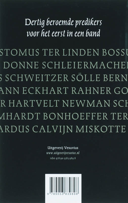 Van GOD Gesproken achterkant