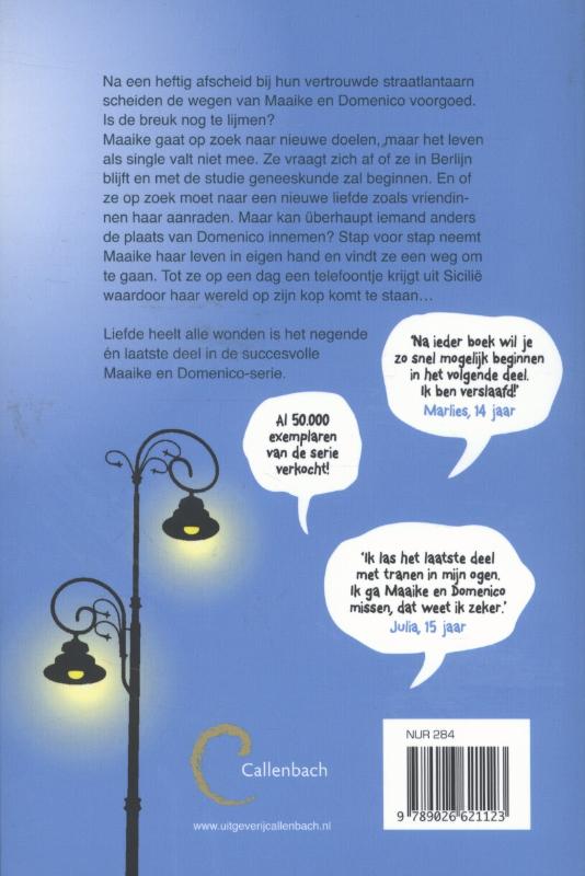 Liefde heelt alle wonden / Maaike & Domenico / 9 achterkant