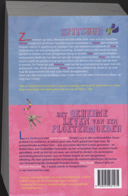 Het geheime leven van een ploetermoeder / Spitsuur achterkant