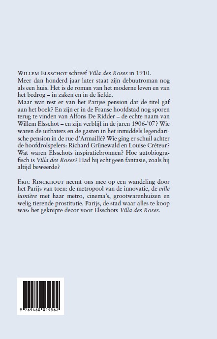 Willem Elsschot in Parijs achterkant