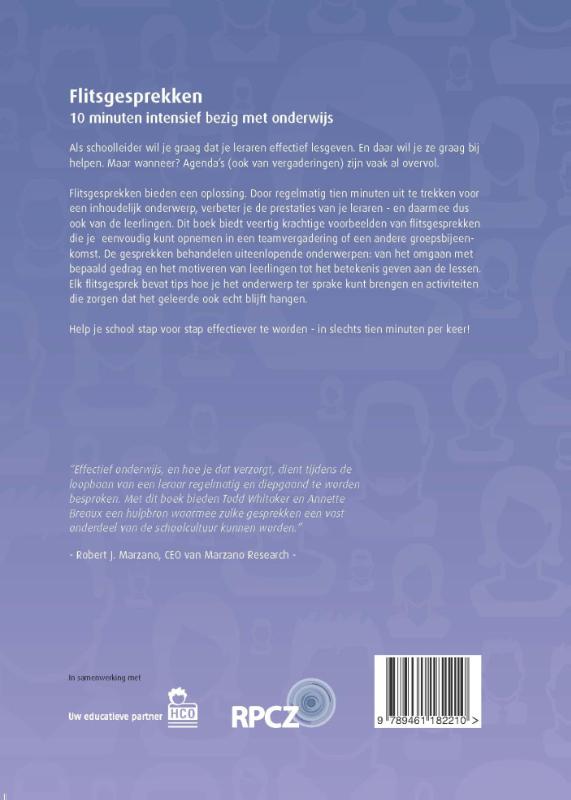 Flitsgesprekken achterkant