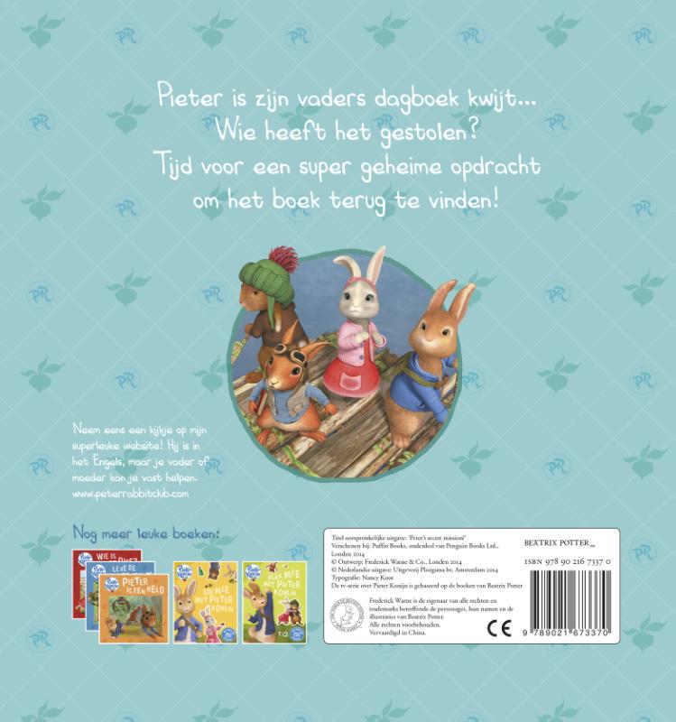 Pieter Konijn - De geheime opdracht achterkant