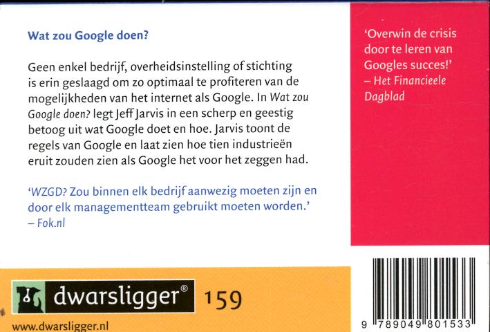Wat Zou Google Doen? achterkant