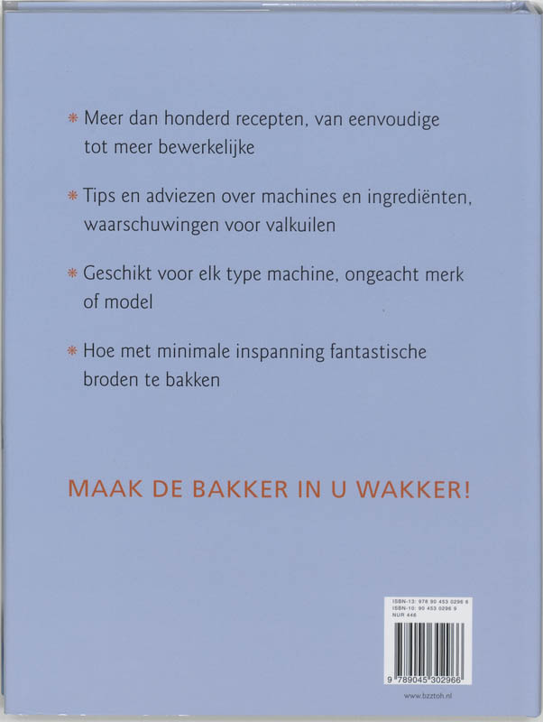 Meer Dan Brood Bakken Met Broodbakmachin achterkant