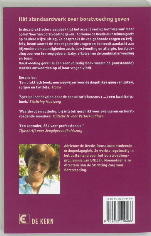 Borstvoeding geven achterkant