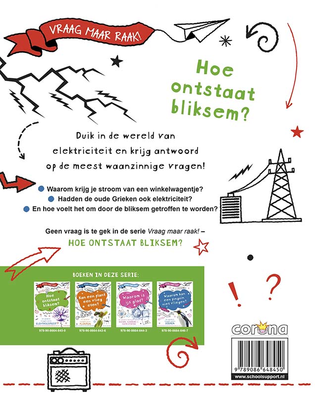 Hoe ontstaat bliksem? / Vraag maar raak! achterkant