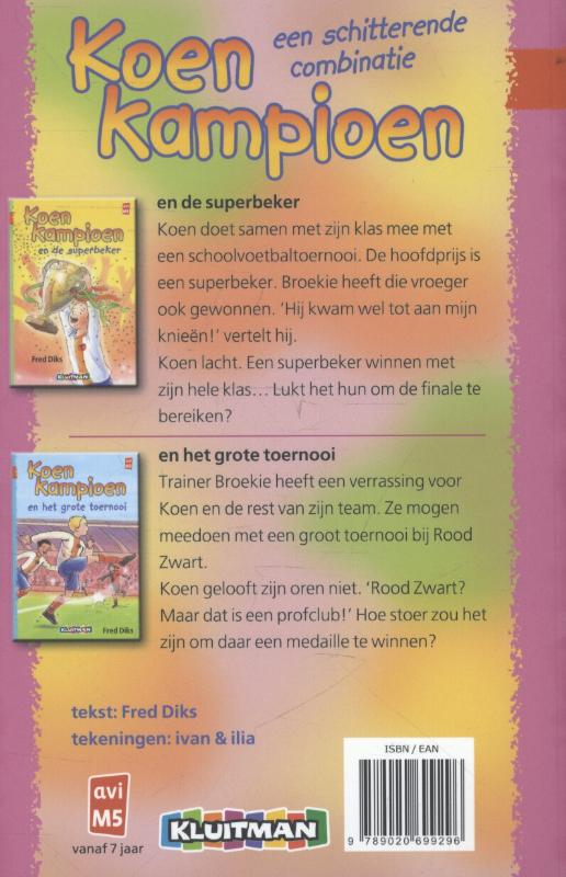 De superbeker en het grote toernooi / Koen Kampioen achterkant