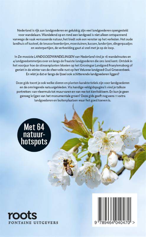 De mooiste landgoedwandelingen van Nederland / Roots wandelgids / 5 achterkant