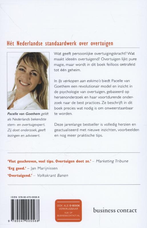 IJs verkopen aan Eskimo's achterkant