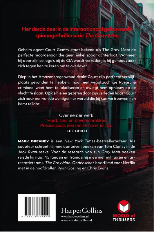 Game Over / The Gray Man / 3 achterkant