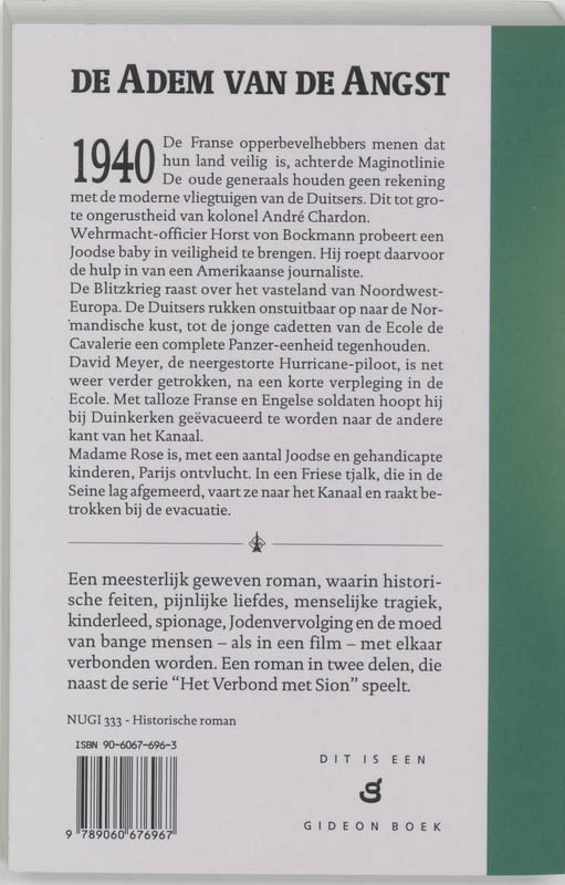 Schemer in Sion 2: De adem van de angst / Schemer in Sion / 2 achterkant