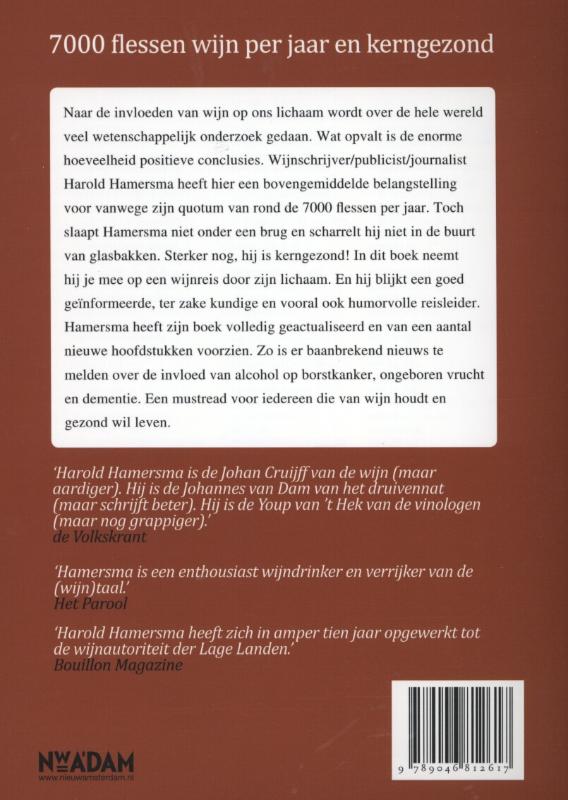 Wijnreis door mijn lichaam achterkant