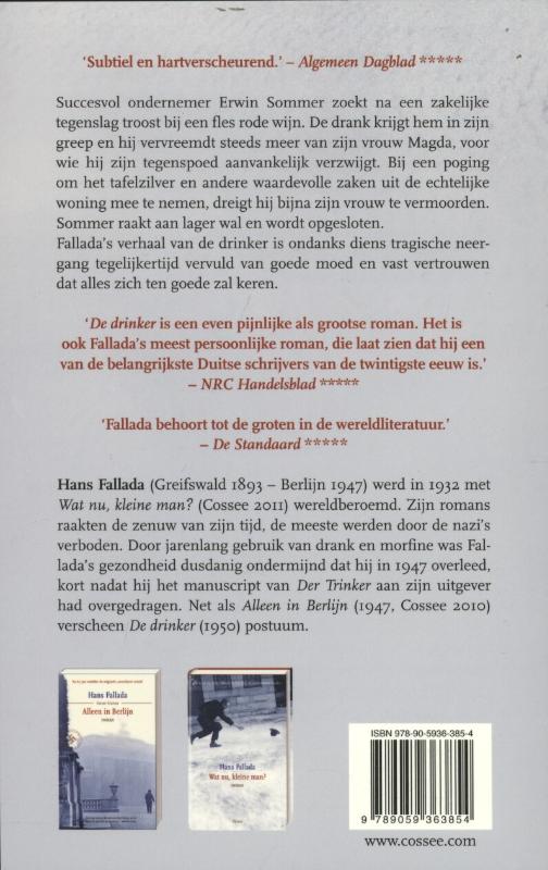 De drinker achterkant