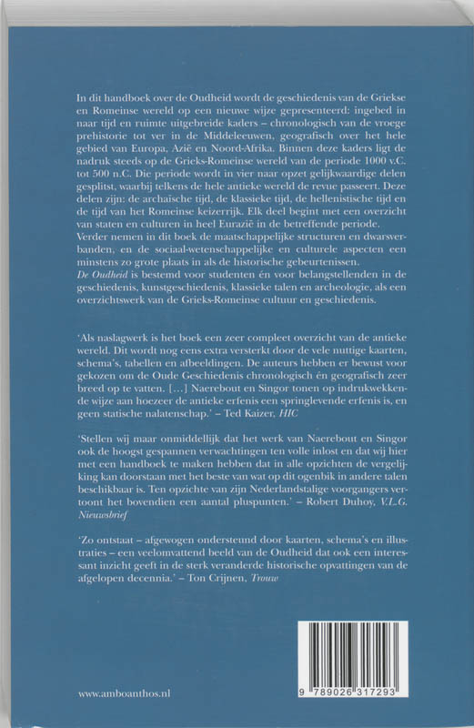 De Oudheid achterkant