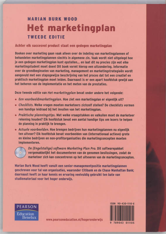 Het Marketingplan 2E achterkant