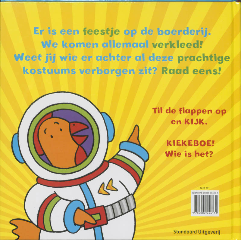 Verkleedpartij op de boerderij achterkant