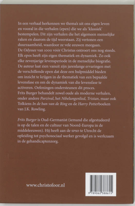 Biografie en verhaal achterkant