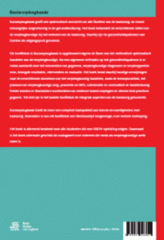 Basisverpleegkunde / basiswerk V&V, niveau 4 en 5 / Basiswerk V&V achterkant
