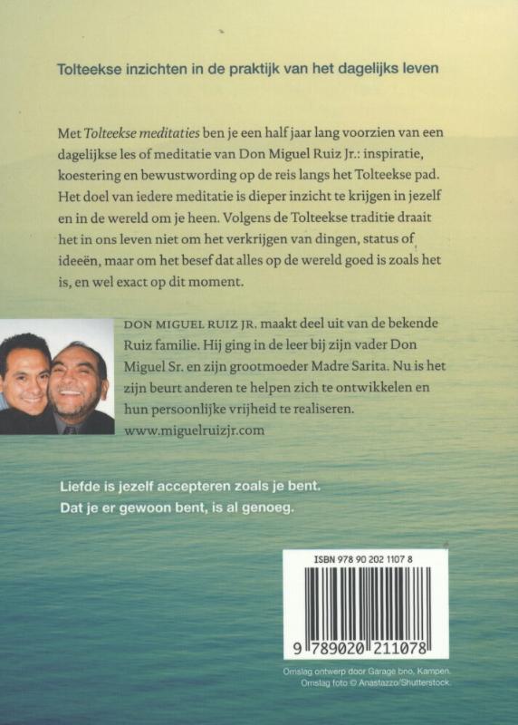 Tolteekse meditaties achterkant