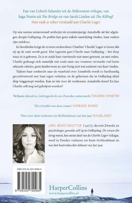 De vrouw die terug moest achterkant