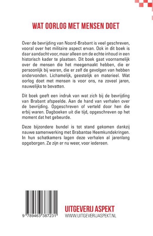 Brabant bevrijd achterkant