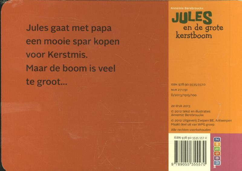 Jules kartonboekje - Jules en de grote kerstboom achterkant