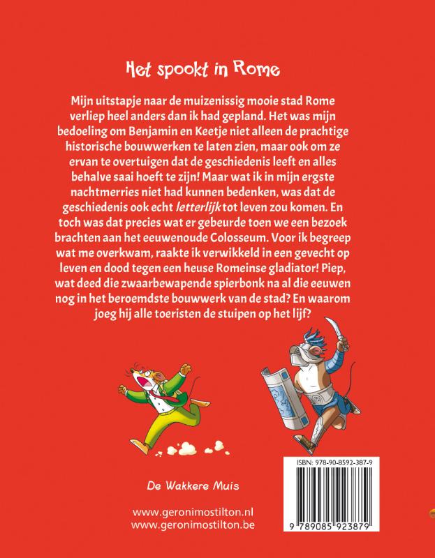 Het spookt in Rome / Rode reeks / 6 achterkant