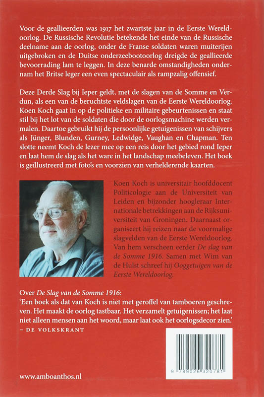 De derde slag van Ieper 1917 achterkant