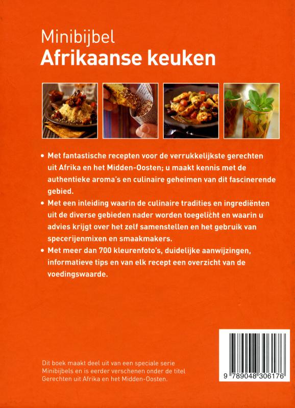 Afrikaanse keuken / Minibijbel achterkant