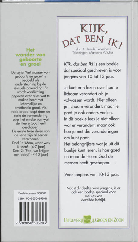 Kijk Dat Ben Ik Voor Jongens achterkant