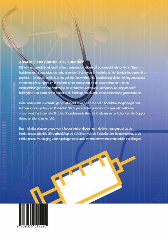 Advanced Paediatric Life Support achterkant