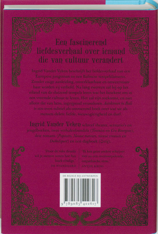 Aankomen In Bali achterkant